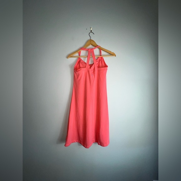 PrAna Quinn halter dress‎ women’s pink coral size small 617 - Picture 5 of 5